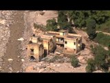Government housing destroyed by floods near Guptkashi