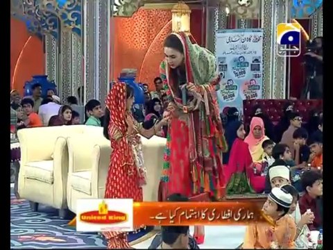 18th iftar Iftar Aamir ke sat Part 2 in Amaan Ramazan with Aamir Liaquat 1434h 28-7-2013 -008