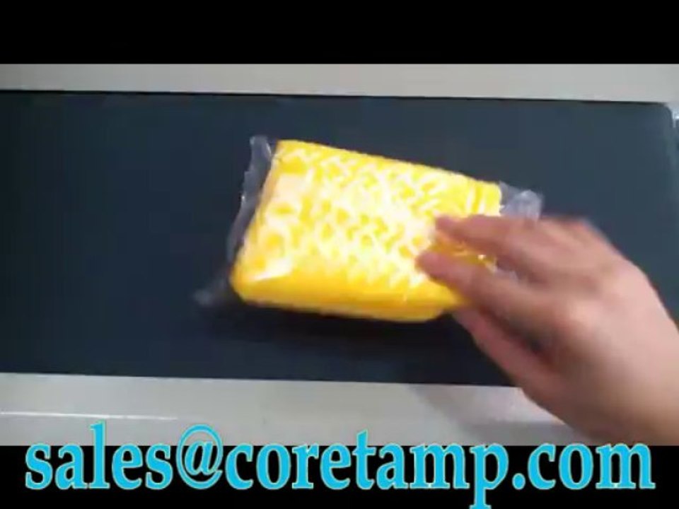 Cotton socks packaging machine 【www.coretamp.com】