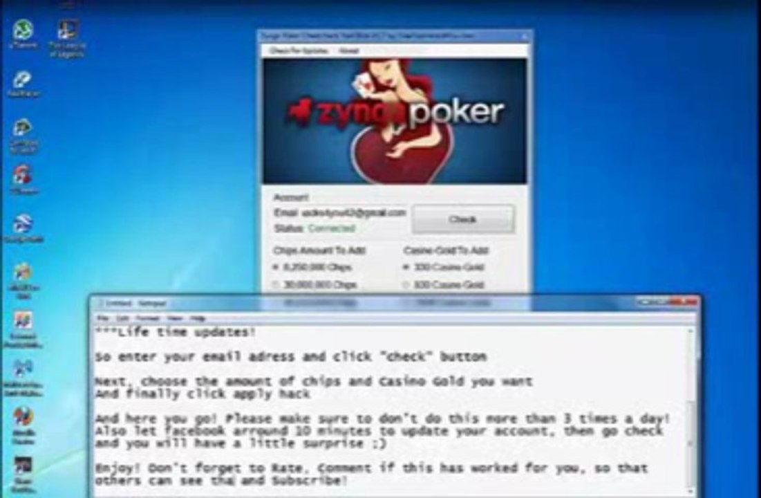 Texas HoldEm zynga Poker Hack FREE Download [ August - September 2013 Update ]