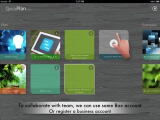 Project planning collaboration via Box cloud