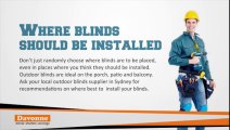 Sydney Outdoor Blinds Buying Guide