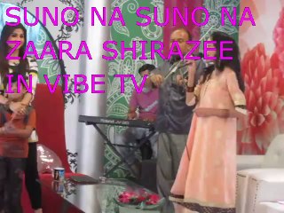 ZAARA SHIRAZEE IN VIBE N TV SHOW