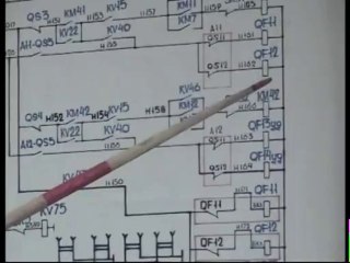 VL80TK/ Izutchenie schemi elektrovoza.  Videourok