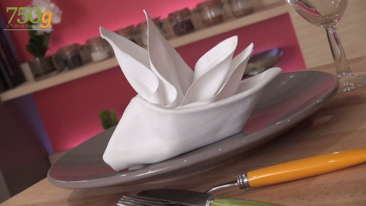 Pliage de serviettes en forme de voilier - 750 Grammes