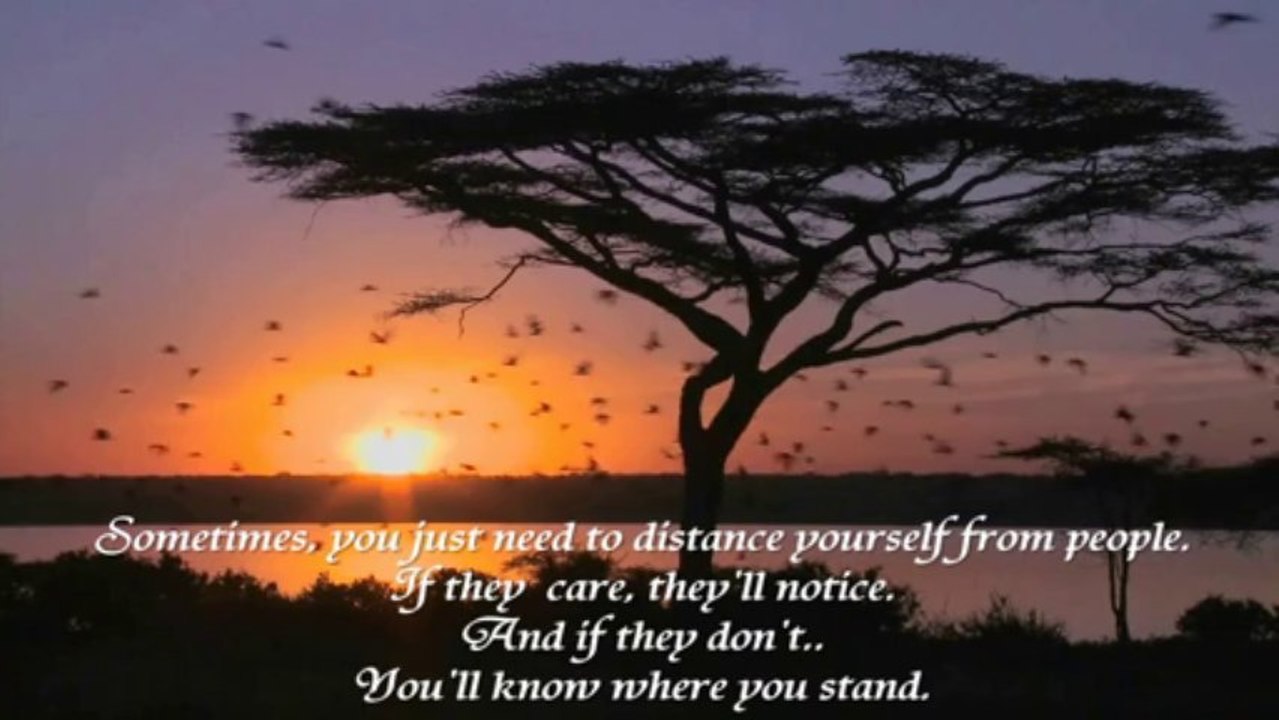 Distance yourself