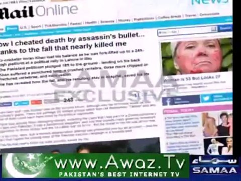 I would have been assassinated if not fallen from lifter- Imran Khan