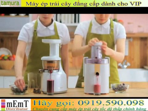 Máy ép trái cây ][ Cold Press HU400 slow juicer vs Centrifugal Juicer]