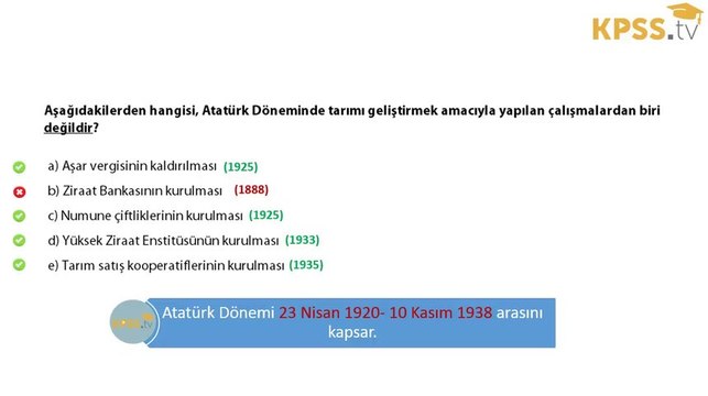 KpssTv | 2011 Kpss Lisans - Genel Kültür 26. Soru