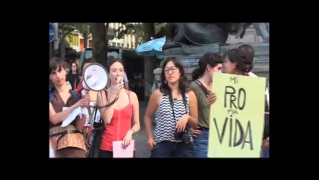 Manif de soutien à PARIS pour le droit à l'avortement au Chili