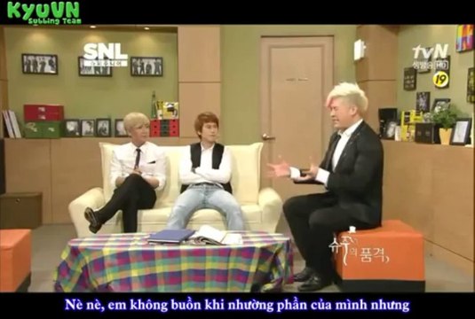 [Vietsub] Super Junior SNL - Kyuhyun cut (1)