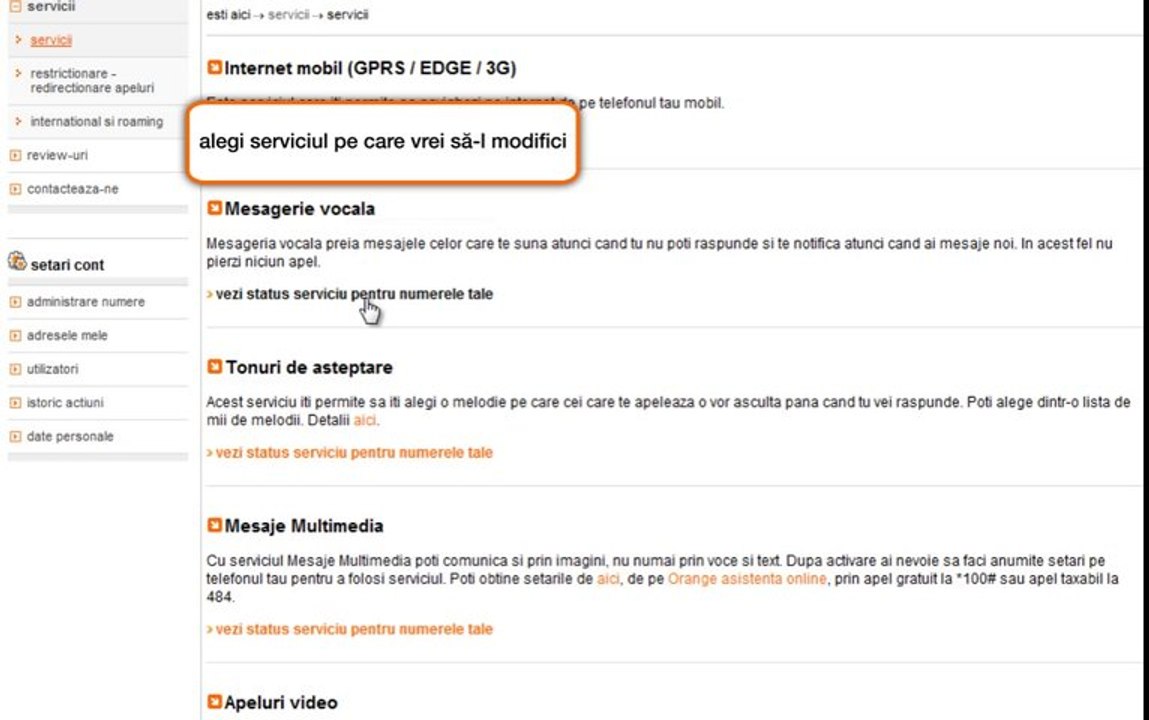 contul tau Orange: cum activezi servicii in contul tau de abonat