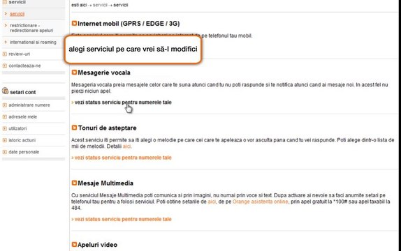 contul tau Orange: cum activezi servicii in contul tau de abonat