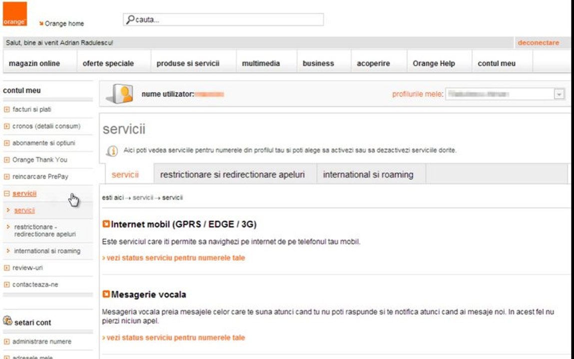 contul tau Orange: cum iti activezi roaming-ul