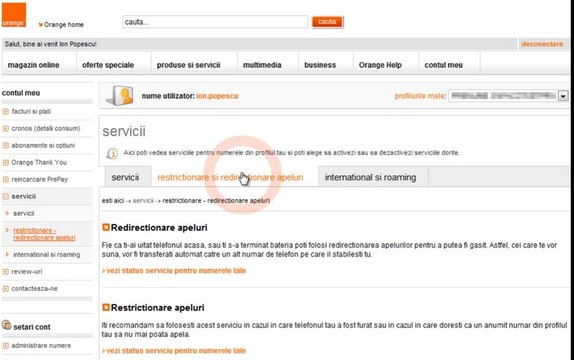 contul tau Orange: cum restrictionezi un numar de telefon