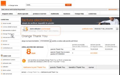 contul tau Orange: cum vezi istoricul punctelor tale Thank You