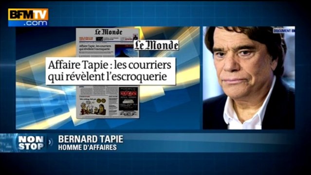 Affaire Tapie: les deux courriers sont bidons d'après l'homme d'affaires - 29/07