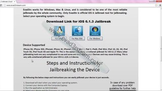 Free Evasion iOS 6.1.3 Jailbreak untethered released by Evad3rs Team