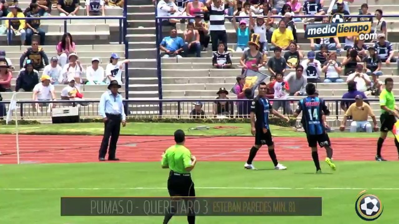 Goles Pumas vs Queretaro