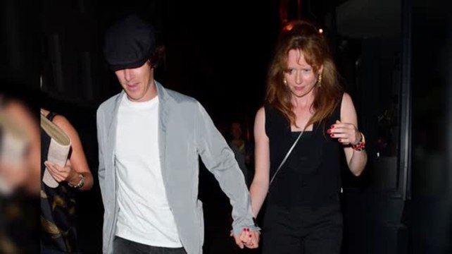 Benedict Cumberbatch Parties in London With Female Friend