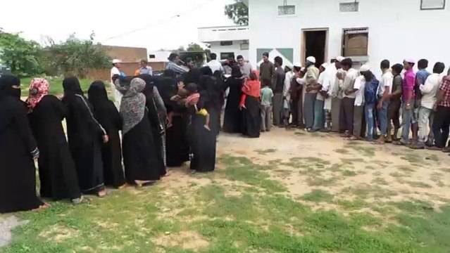 توزيع مواد الإغاثة إلى مسلمين الروهنجيا - الهند - India - Distribution of releif material to Rohinga Muslims