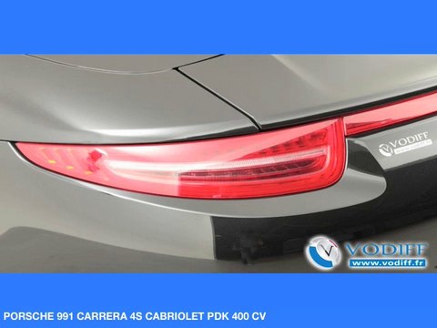 VODIFF : PORSCHE OCCASION ALSACE : PORSCHE 991 CARRERA 4S CABRIOLET PDK 400 CV