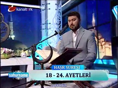 Rıza Günay Haşir Suresi la yestevi Ramazan 2013