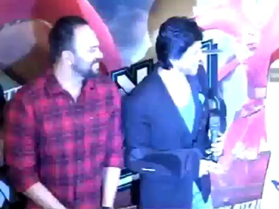 chennai express firstlook srk & rohit shetty