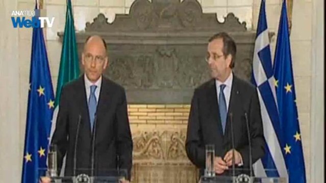 Δηλώσεις Σαμαρά- Λέττα, μετά τη συνάντηση στο Μαξίμου.