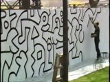 Keith Haring à l'œuvre
