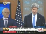 Kerry nombra un enviado especial de EEUU para conversaciones paz en O.Próximo