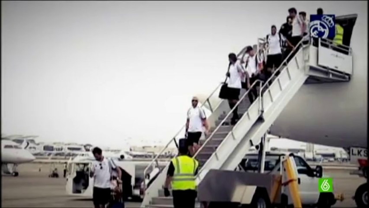 Real Madrid in Los Angeles with 28 players Cristiano Ronaldo Kaka Benzema