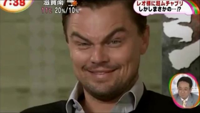 Leonardo DiCaprio imitates Jack Nicholson - awesome mimics