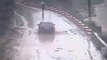 Chinese driver get suddenly buried under landside!!! Horrible road mudslide disaster..