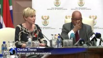 Charlize Theron in S. Africa to promote HIV fight