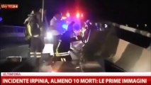 36 Dead In Italian Tour Bus crash at Avellino in southern Italy