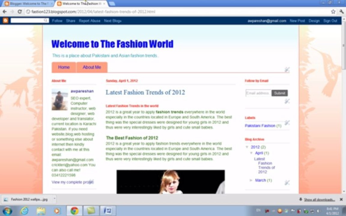 Blogger SEO in Urdu Class 3