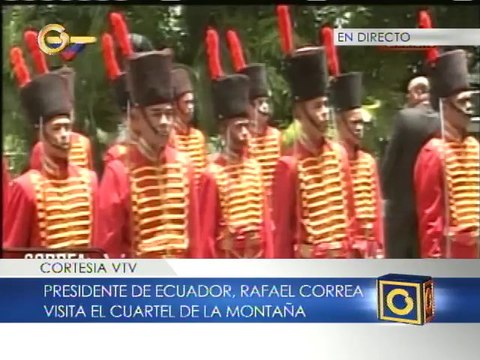 Maduro y Correa visitaron el Cuartel de la Montaña donde reposan restos de Chávez