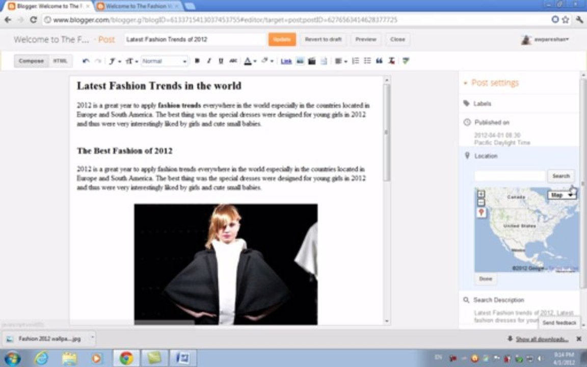Blogger SEO in Urdu Class 4