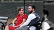 Adam Levine Gets A Visit From Fiancé Behati Prinsloo While Filming with Keira Knightly
