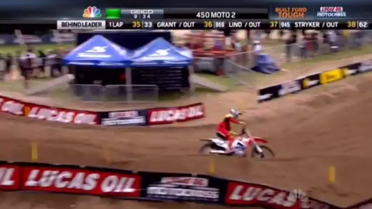 2013 AMA 450 Motocross Rd 9 Spring Creek Moto 2