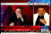Altaf Hussain with Jasmeen Manzoor on National Security - 1 (Samaa TV 2012)