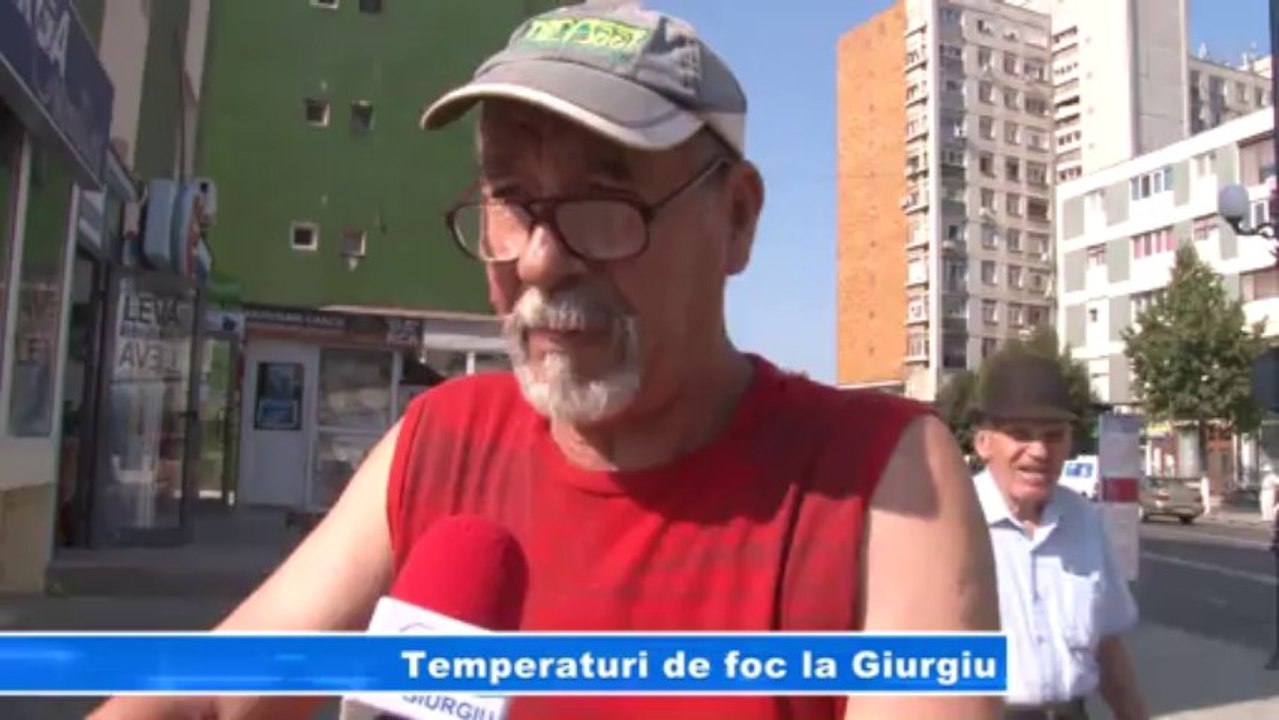 Temperaturi de foc la Giurgiu