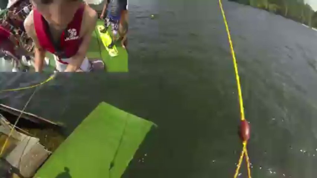 Wakeboarden am Salzgittersee Gopro Hero 3