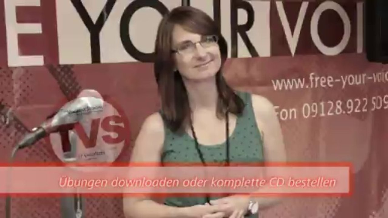 Von der Bruststimme zur Kopfstimme, Gesangsübungen für Sängerinnen