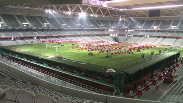 Transformation du stade de Lille en boîte à spectacle