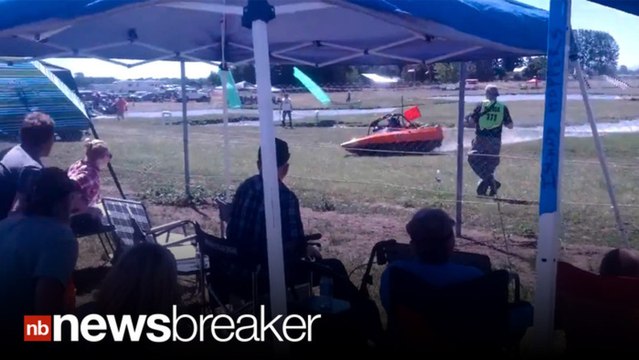 CAUGHT ON TAPE: Racing Boat Loses Control; Crashes into Crowd of Spectators