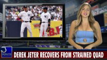 New York Yankees Derek Jeter returned strong, hitting a home run on the first pitch!