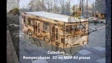 LEGNO LASER ROMPECABEZAS 3 D