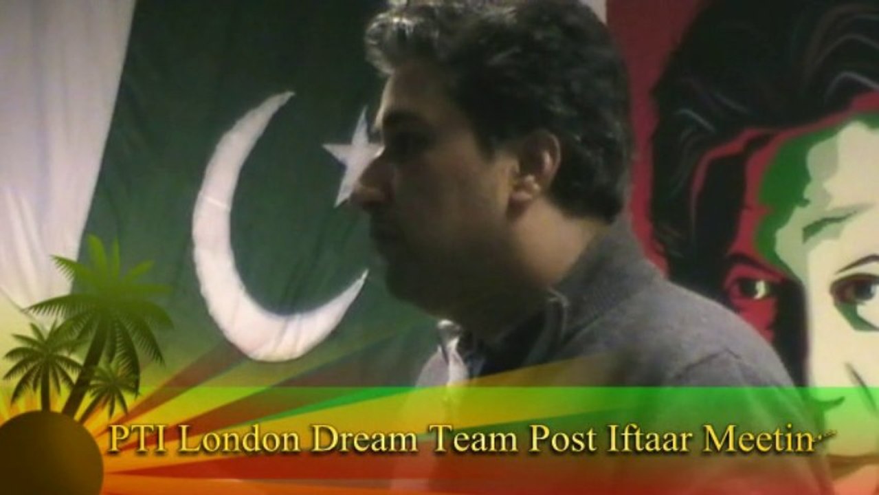 PTI London Dream Team Post Iftaar Meeting at Hammersmith Management College London.
